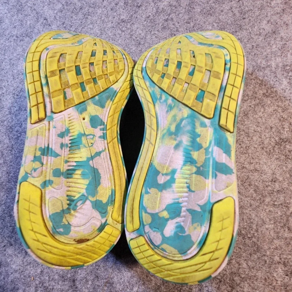 Asics Noosa Tri 13 Womens 10 Running Shoes Black Multi Color Graffiti 1012A898